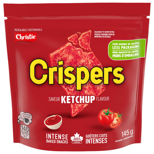 Christie Baked Crispers Ketchup Flavour 145 g