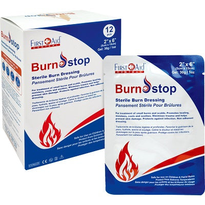 Burn Dressing-First Aid Central, Sterile 2" X 6", 12/Bx