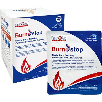 Burn Dressing-First Aid Central, Sterile 4" X 4", 20/Bx