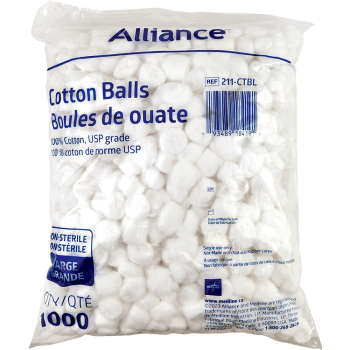 Cotton Balls-Alliance, Absortbent 1000/Pk