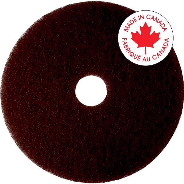 Floor Pad-Stripper 7100, 17" Brown