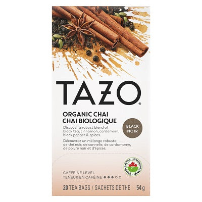 Tea Bags-Tazo Organic Chai 20/Box