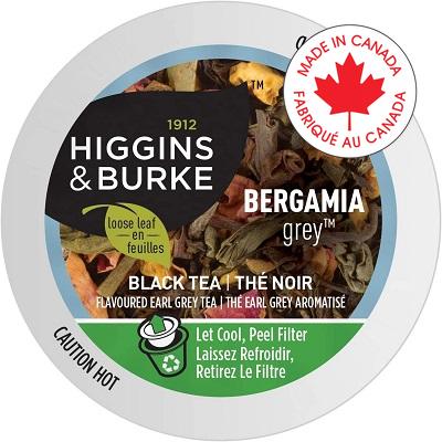 Tea-K-Cup Higgins & Burke Loose Leaf Bergamia Grey 24/Box