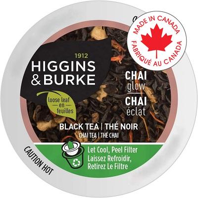 Tea-K-Cup Higgins & Burke Loose Leaf Chai Glow 24/Box