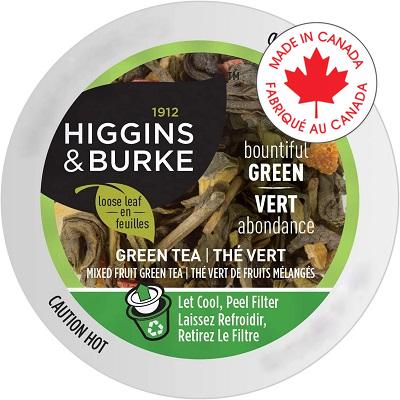 Tea-K-Cup Higgins & Burke Loose Leaf Bountiful Green 24/Box