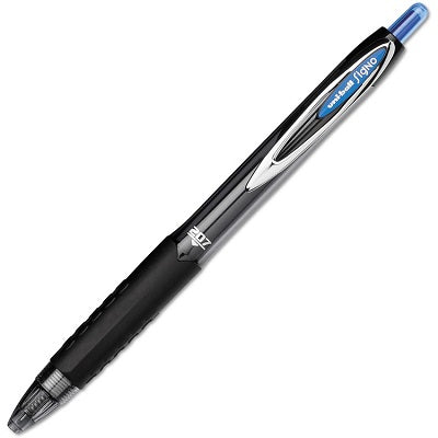 Pen-Retractable, Uni 207 Gel, Needle Blue