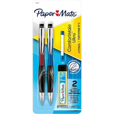 Pencil-Mechanical Comfortmate Ultra 0.5Mm Set 2/Pk