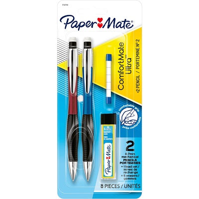 Pencil-Mechanical Comfortmate Ultra 0.7Mm Set 2/Pk