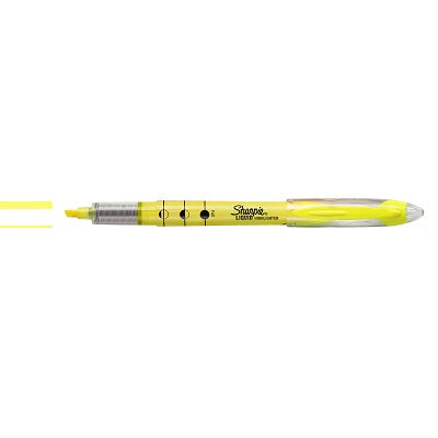 Highlighter-Sharpie Liquid, Fluorescent Yellow 12/Bx