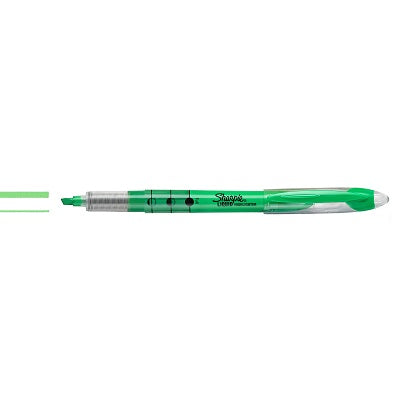 Highlighter-Sharpie Liquid, Fluorescent Green 12/Bx