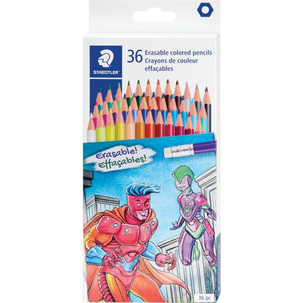 Pencils-Erasable Colour, 36/Pk