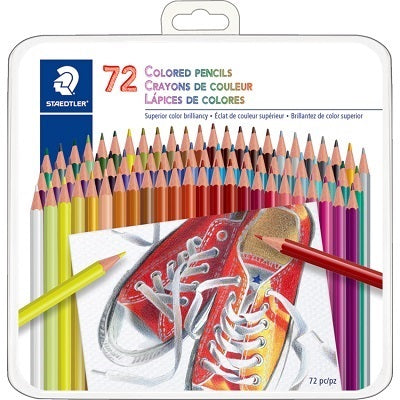 Pencils-Coloured, Staedtler, 72/Set