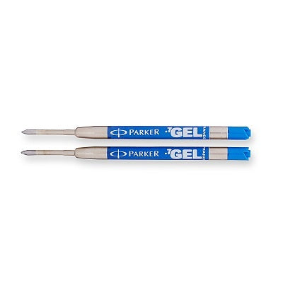 Pen Refill-Parker Quink Gel , Medium Blue, 2/Pk -30526Pp
