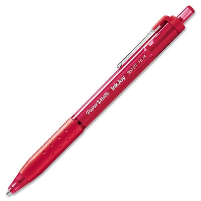 Pen-Retractable, Inkjoy 300Rt Ballpoint, 1.0Mm Red 12/Bx