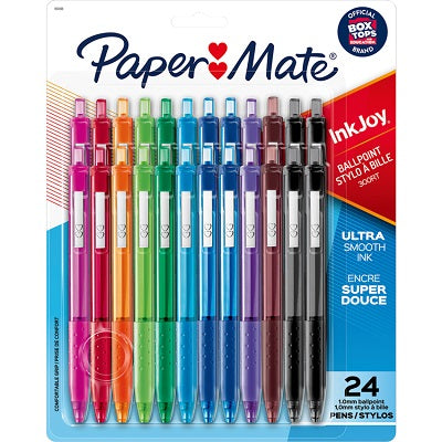 Pen-Retractable, Inkjoy 300Rt Ballpoint, 1.0Mm 24 Assorted
