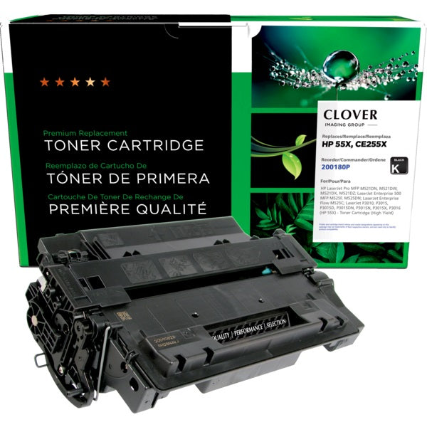 Laser Toner-Hp #55X Ce255X Compatible Yield 12500 Pages