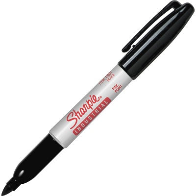Marker-Permanent, Sharpie Industrial, Fine Black 36/Bx