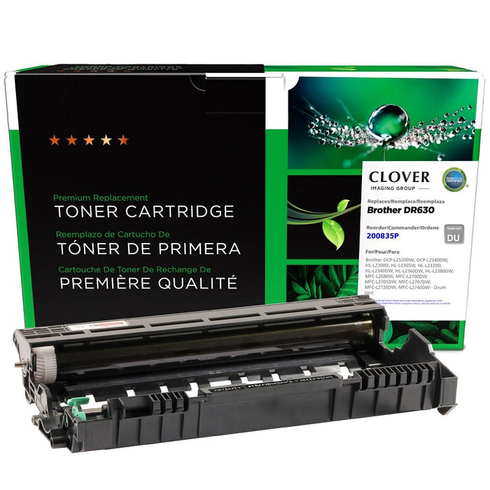 Drum Unit-Brother Dr630 Compatible Black