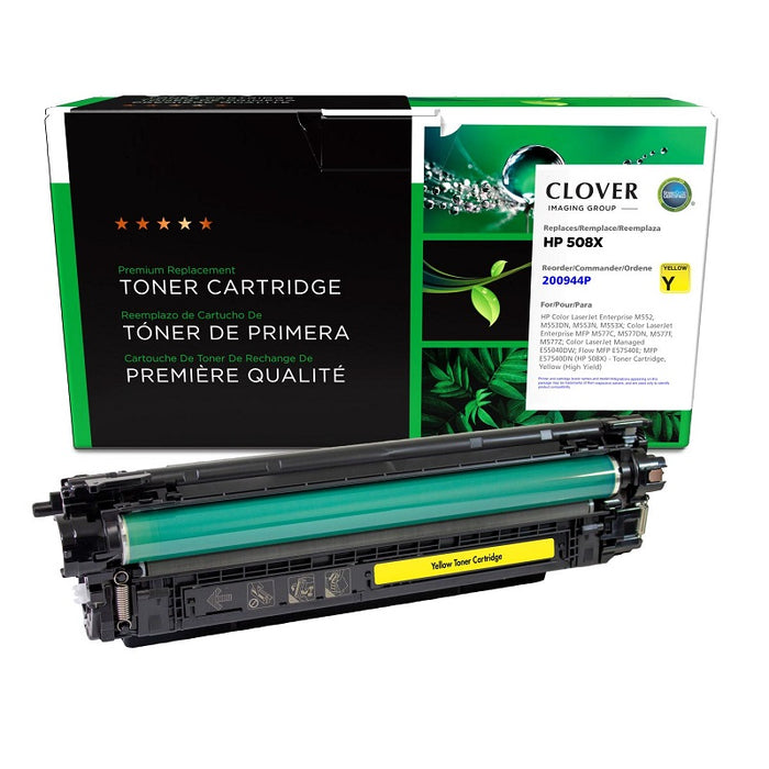 Laser Toner-Hp #508X Cf362X Compatible Yellow