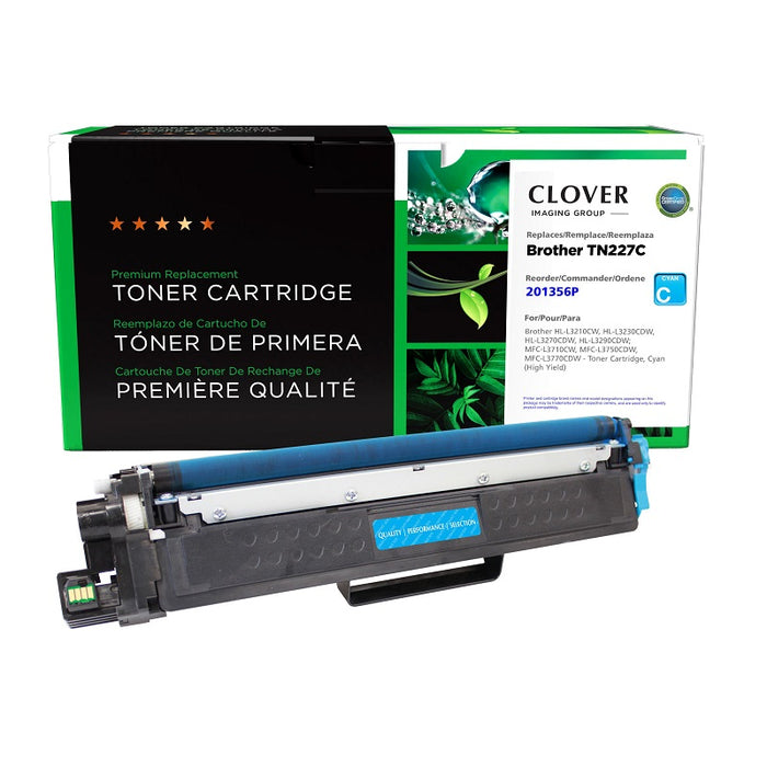 Laser Toner-Brother Tn227C Compatible Cyan
