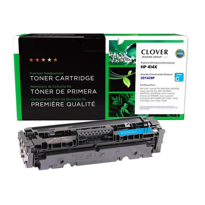 Laser Toner-Hp #414X W2021X Compatible Cyan