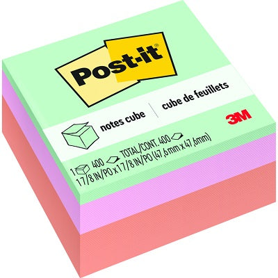 Notes-Post-It Cube, 2X2 Pastel