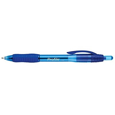 Pen-Retractable, Profile Ballpoint, 1.0Mm, Blue 12/Bx