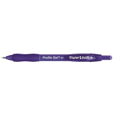 Pen-Retractable, Profile Gel, Fine 0.7Mm, Blue 12/Bx