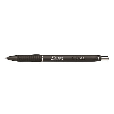 Pen-Retractable, Sharpie S-Gel, 0.7Mm Black 12/Bx