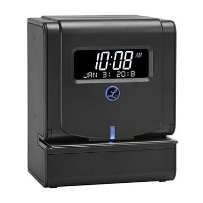 Time Clock-Thermal Print, Tru-Align Card Feature,  Charcoal