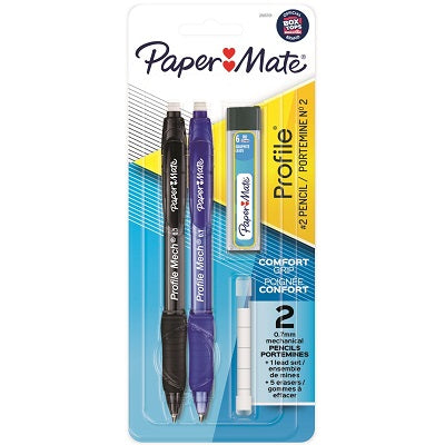 Pencil-Mechanical, Profile 0.7Mm 2/Pk