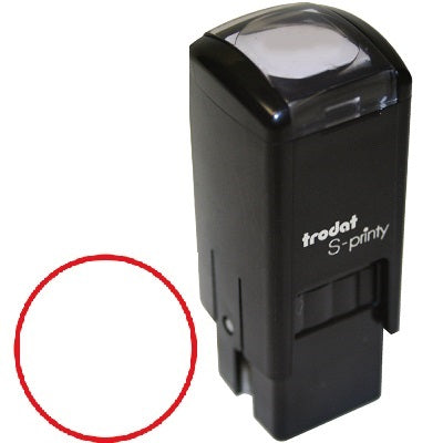 Stamp-S-Printy, Small, Circle, Red  --11391