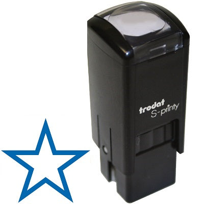 Stamp-S-Printy, Small, Star, Blue  --11395