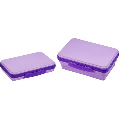 Pencil Box-Flexi Storage, Collapsible 6" X 9" Purple
