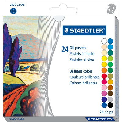 Pastels-Oil Staedtler, 24 Colours