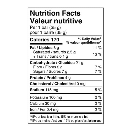 Compliments Chewy Nut Bars Peanut Sweet & Salty 175 g