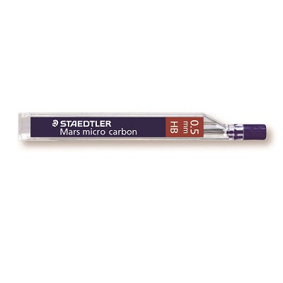 Leads-Mars Micro Carbon 0.5Mm Hb, 12Leads/Pk (Tube)