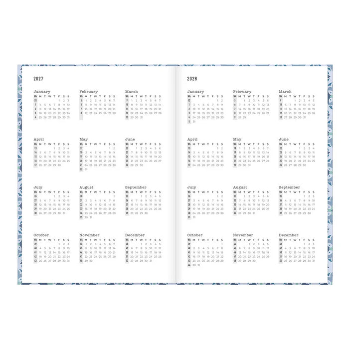 Planner-Weekly, Morocco 8-1/4X5-7/8 Blue  2027 (27-082495)