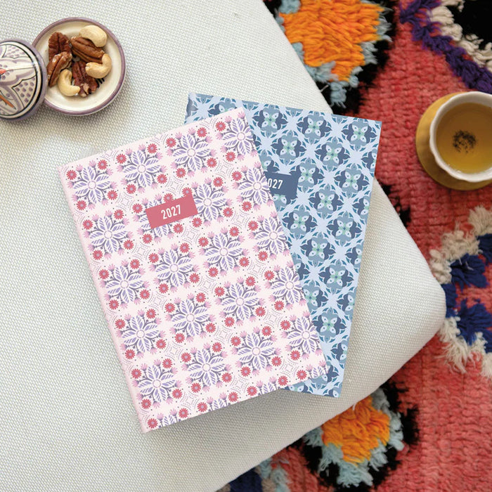 Planner-Weekly, Morocco 8-1/4X5-7/8 Blue  2027 (27-082495)