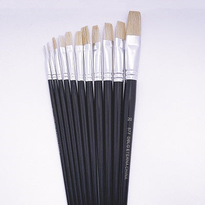 Paint Brush-Dblg, Flat Bristle, #6 12/Bx