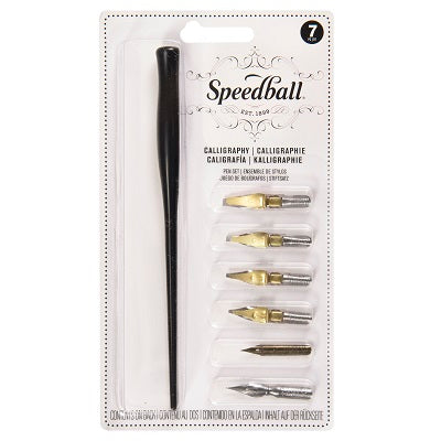 Pen Set-Calligraphy, Speedball 7 Pieces