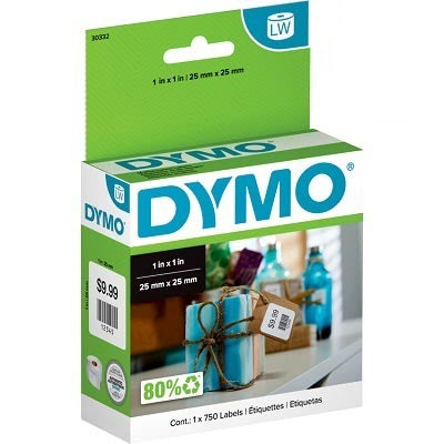 Labels-Dymo Labelwriter, Multi-Purpose 1X1, 750/Box