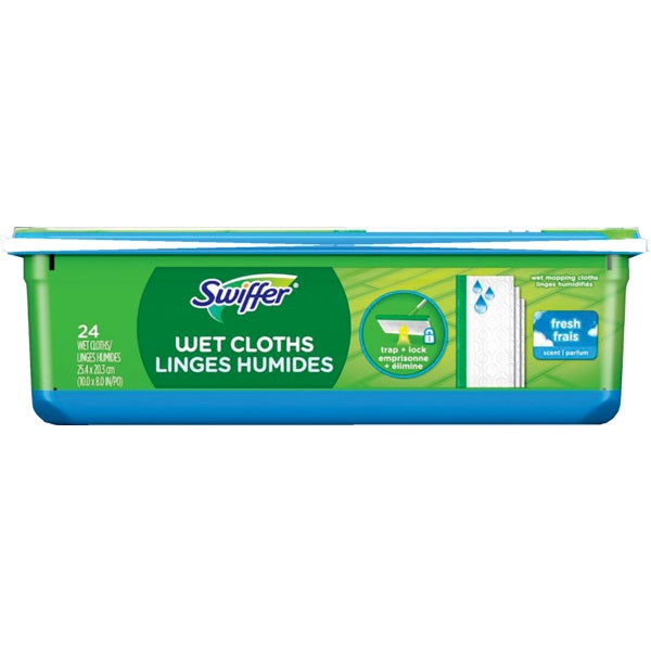 Swiffer Sweeper Refill Wet Cloths-Open Window Fresh, 24/Pk