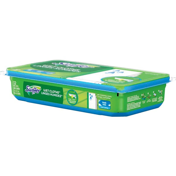 Swiffer Sweeper Refill Wet Cloths-Open Window Fresh, 12/Pk