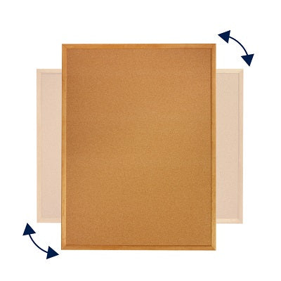 Bulletin Board-Cork With Oak Finish Frame 48"X72"