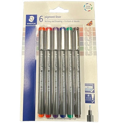 Marker-Art, Pigment Liner, 0.5Mm Assorted Colours