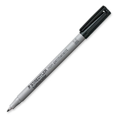 Marker-Lumocolor, Universal  Non-Permanent, Medium,Black
