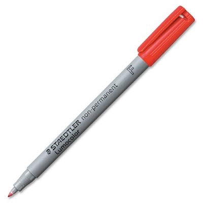 Marker-Lumocolor, Universal Non-Permanent, Fine Red