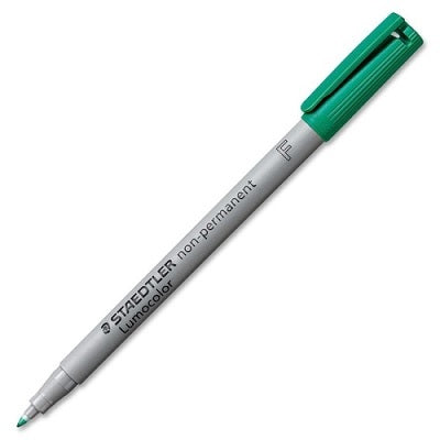Marker-Lumocolor, Universal Non-Permanent, Fine Green