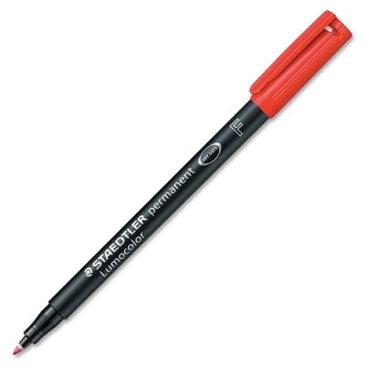 Marker-Lumocolor, Universal Permanent, Fine Red